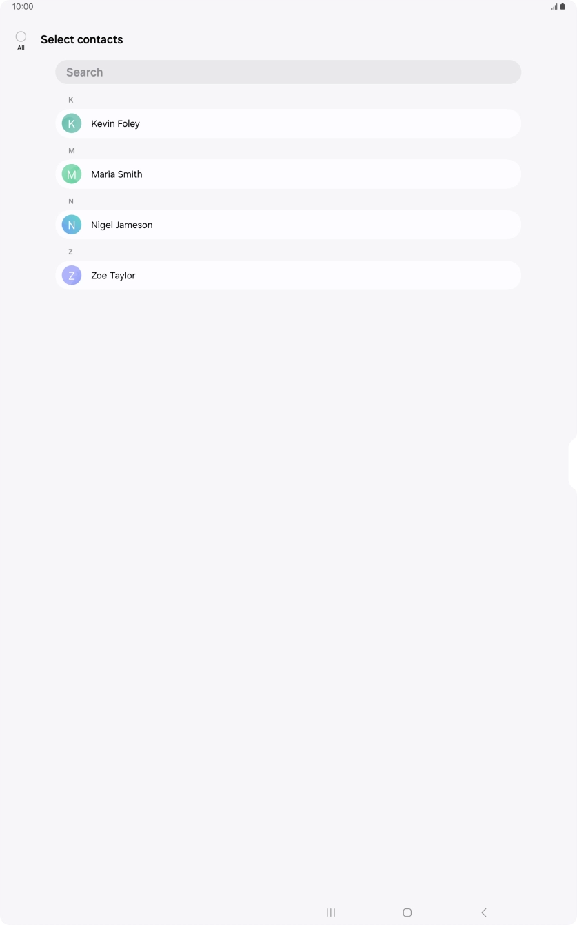 Press the field above 