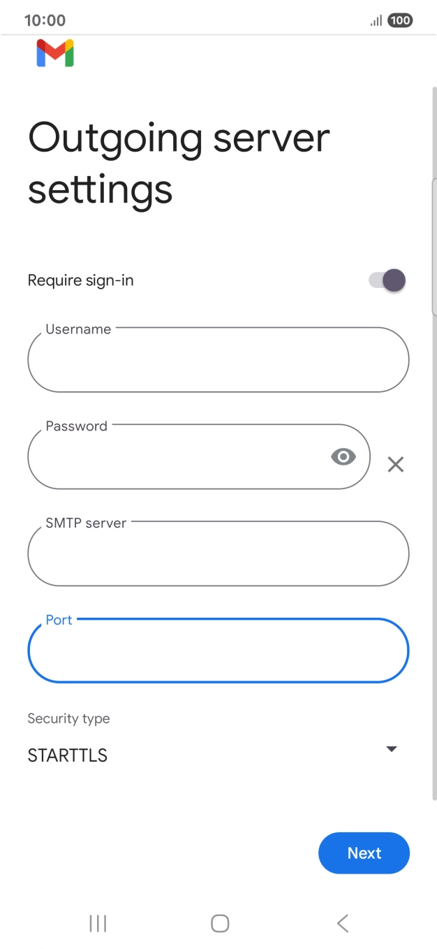 Press the drop down list below 