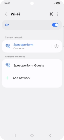 Press the Home key to return to the home screen.