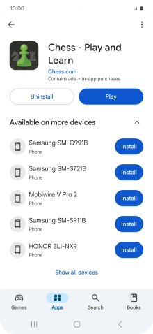 Press Uninstall.