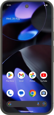 Image 1: Front view of the Google Pixel 9