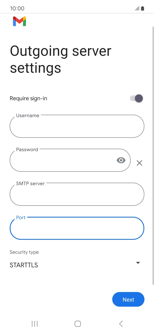 Press the drop down list below 
