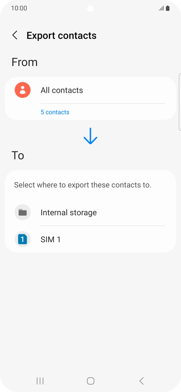 Press the name of your SIM.