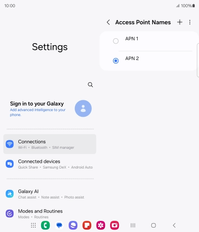 Press the Home key to return to the home screen.
