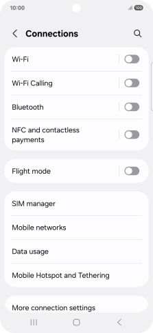 Press SIM manager.