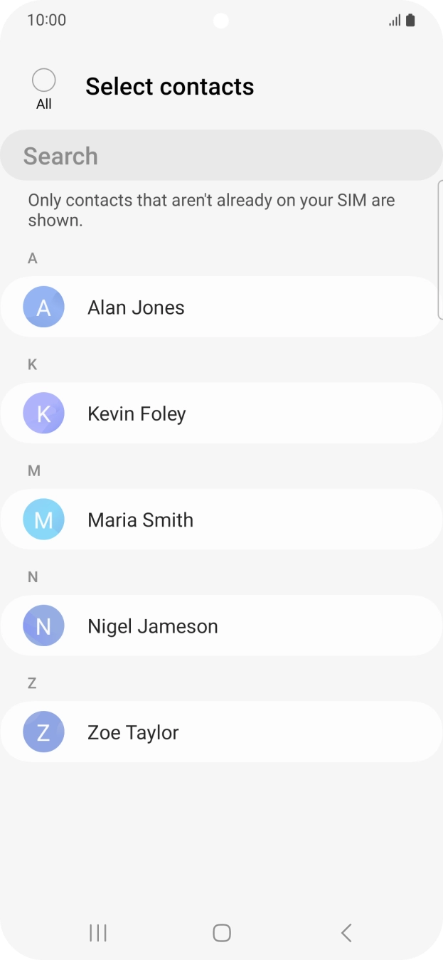 Press the field above 