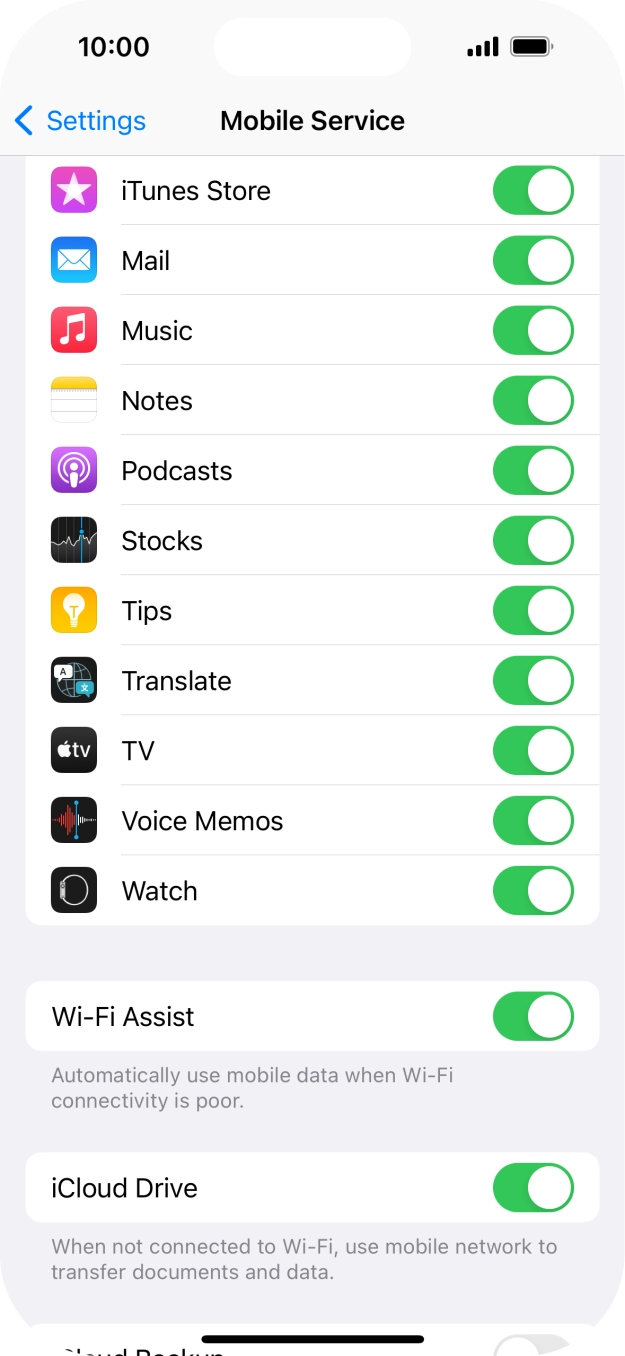 Press the indicator next to Press the indicator next to