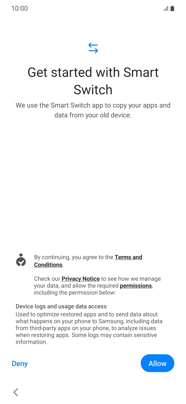 Press Allow. Press Allow.