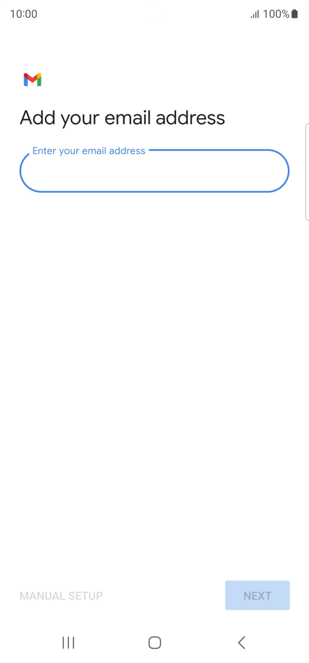 Press the field below 