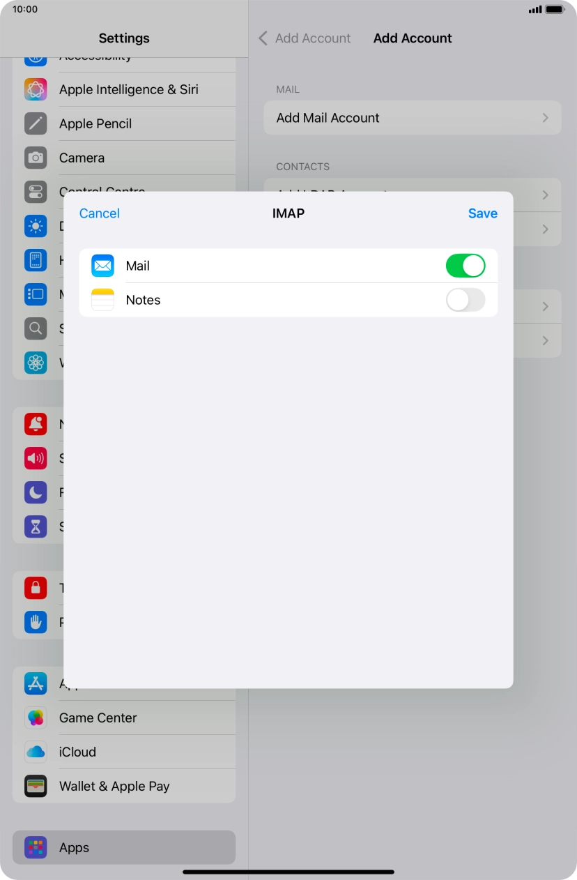 Press Save. Your email account has now been set up. To select more settings for incoming and outgoing server, proceed with the following steps.