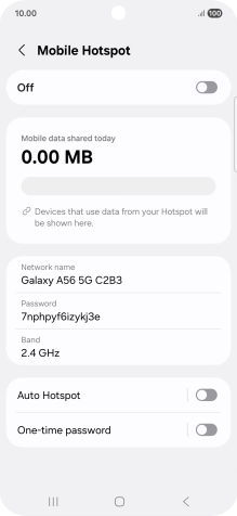 Press Network name.