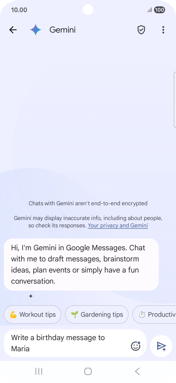 Write or say in your own words which topic you would like to use.