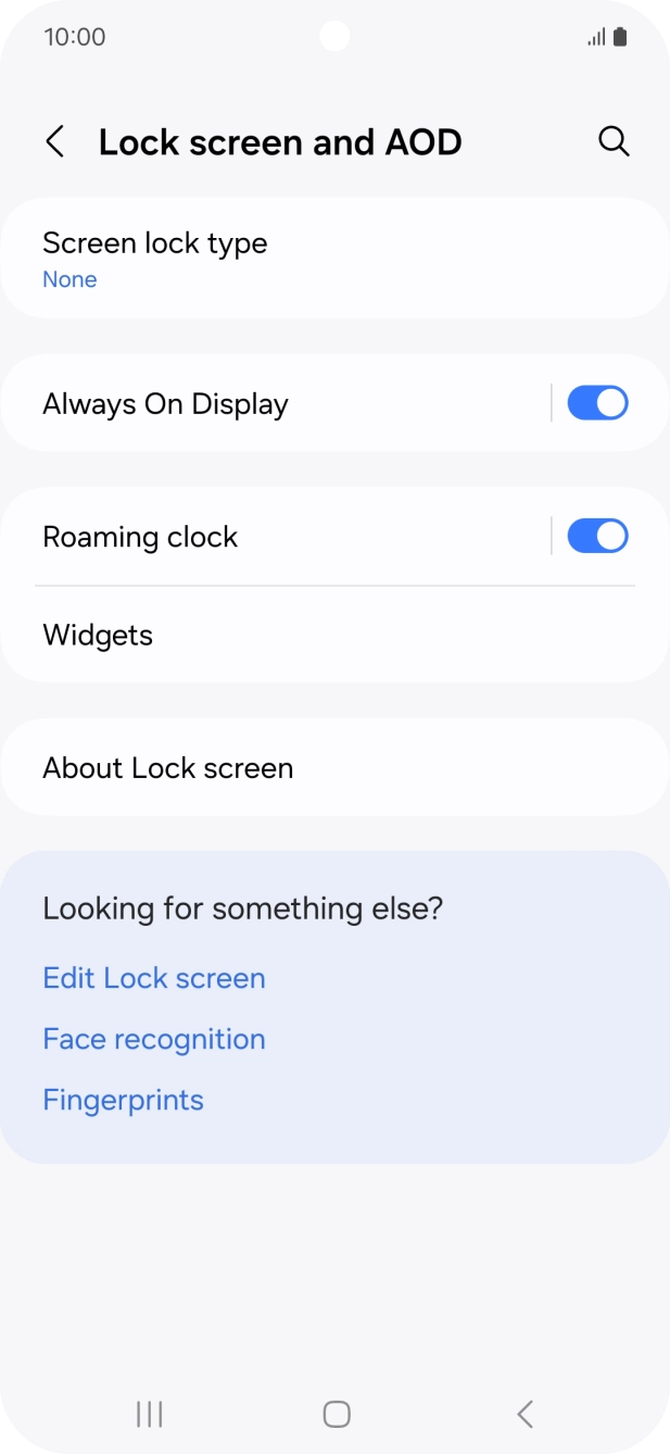 Press the Home key to return to the home screen.