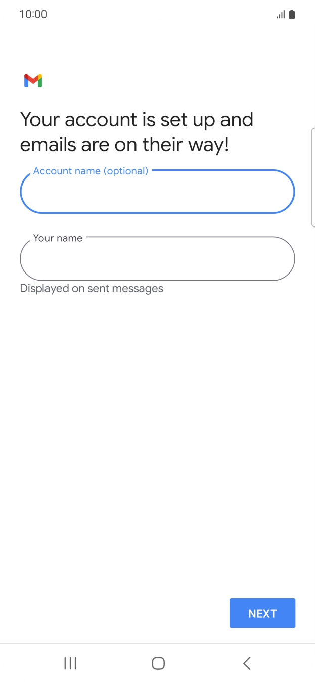 Press the field below 