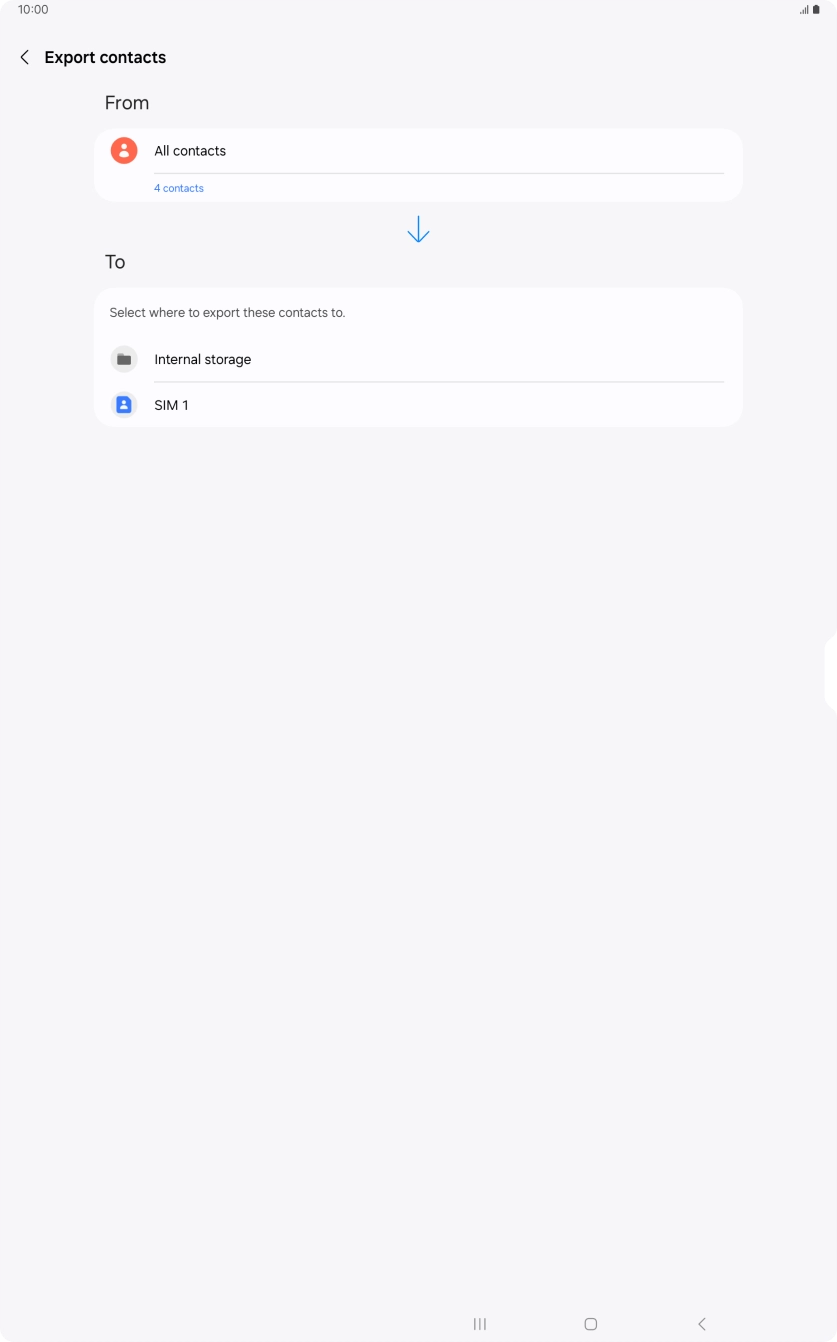 Press the name of your SIM.
