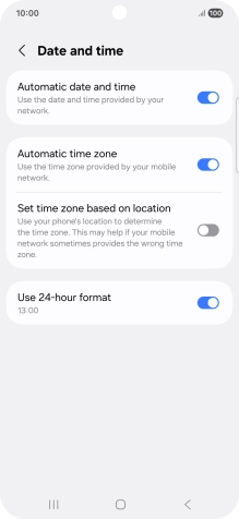 Press the Home key to return to the home screen.