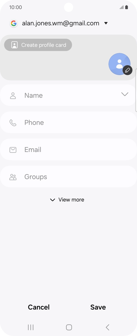Press Name and key in the required name. Press Name and key in the required name.