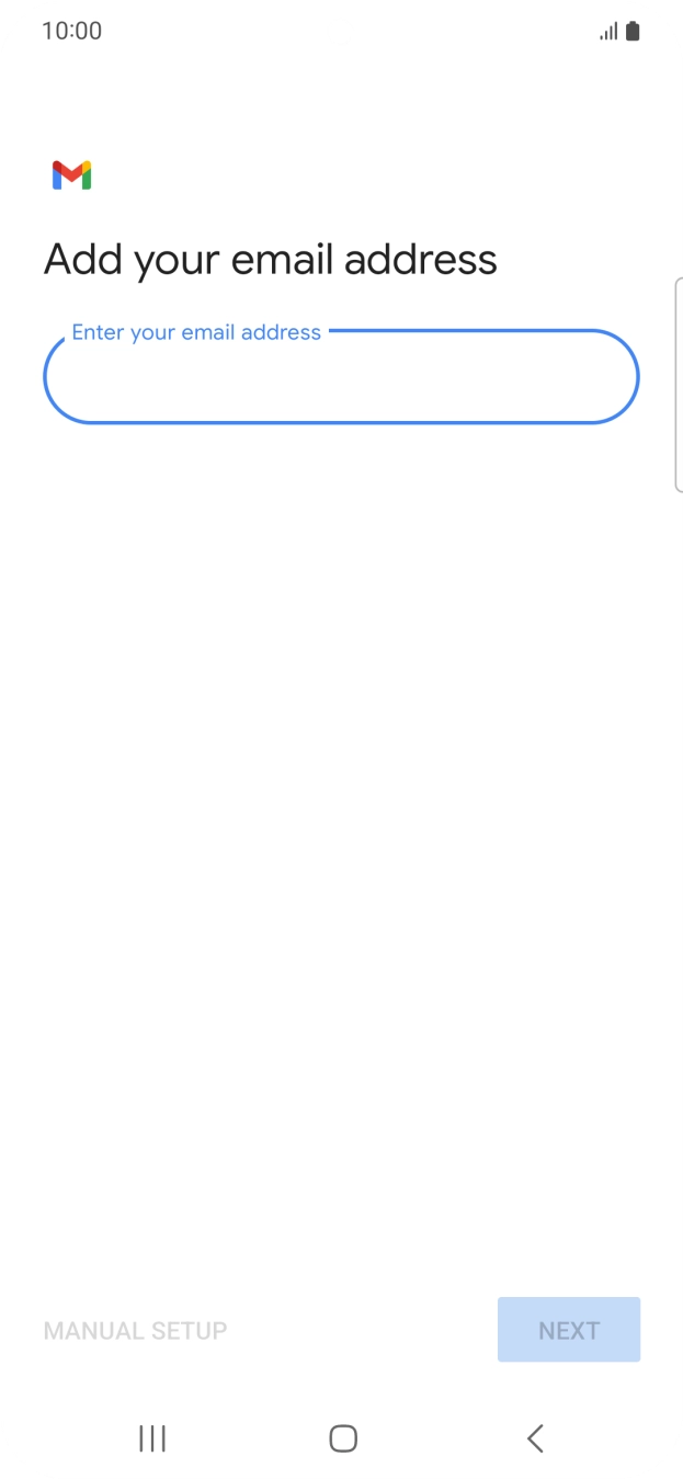 Press the field below 