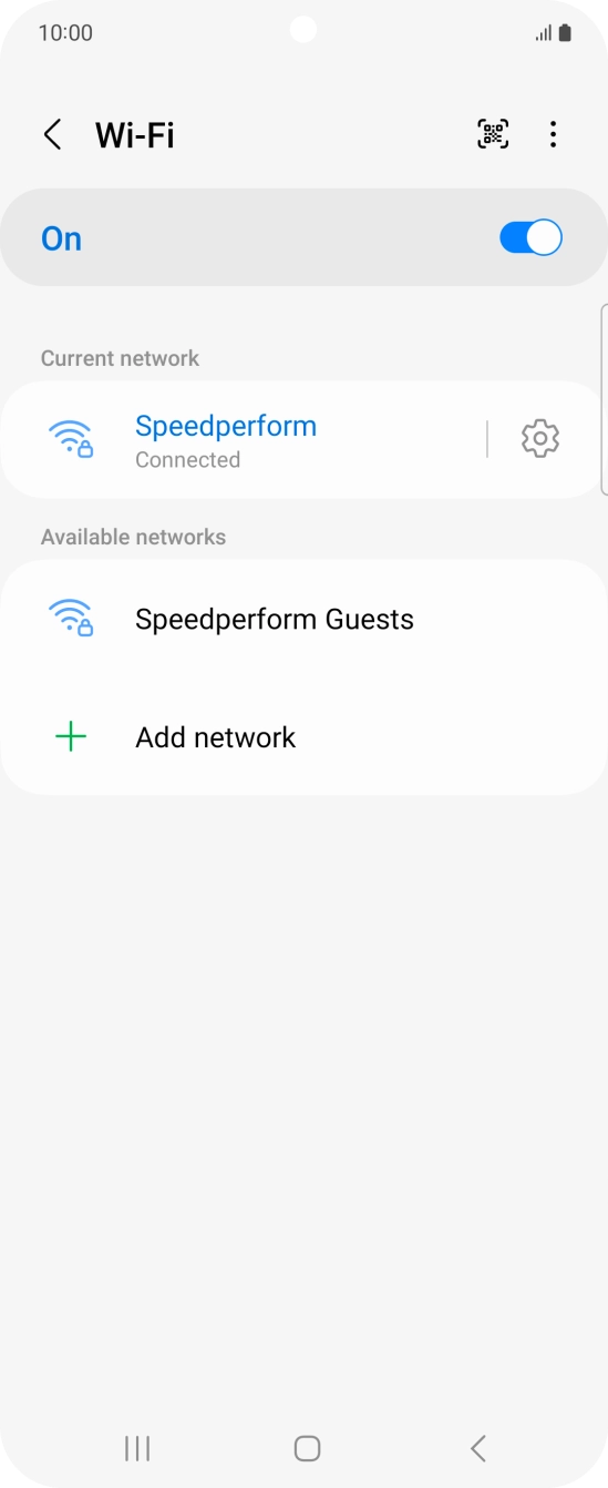 Press the Home key to return to the home screen.