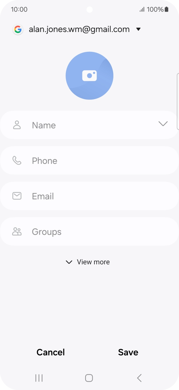 Press Name and key in the required name. Press Name and key in the required name.