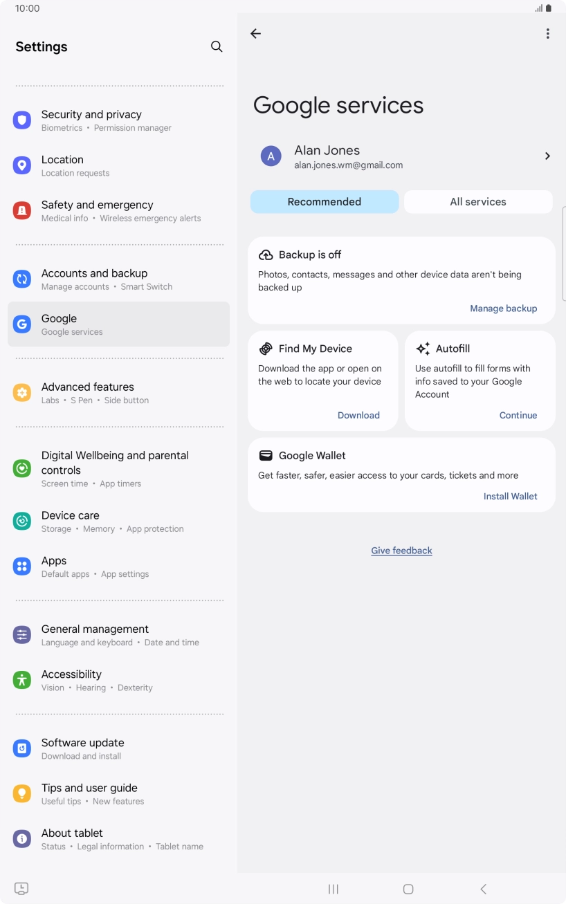 Press Find My Device. Press Find My Device.