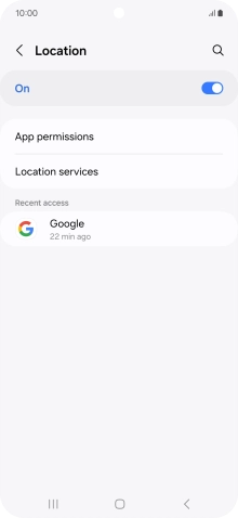 Press App permissions.