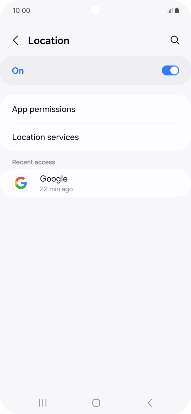 Press App permissions. Press App permissions.