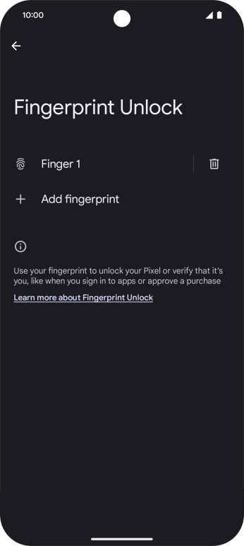 Press arrow left.