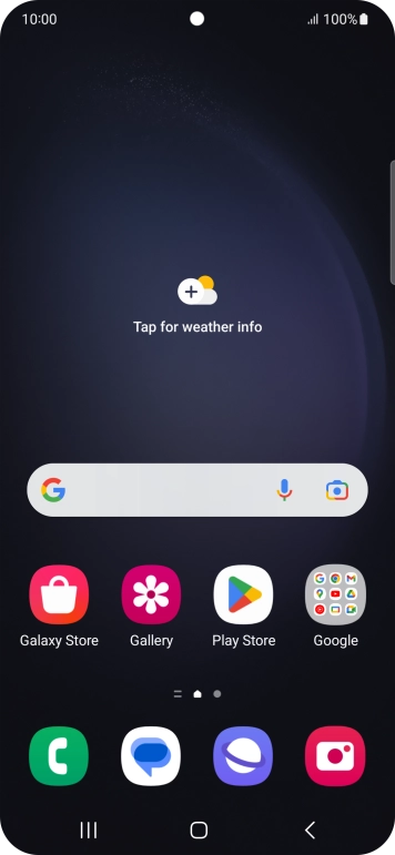 When the phone is turned on, you can always see the battery power level. The larger the coloured section of the battery icon, the more remaining battery power.