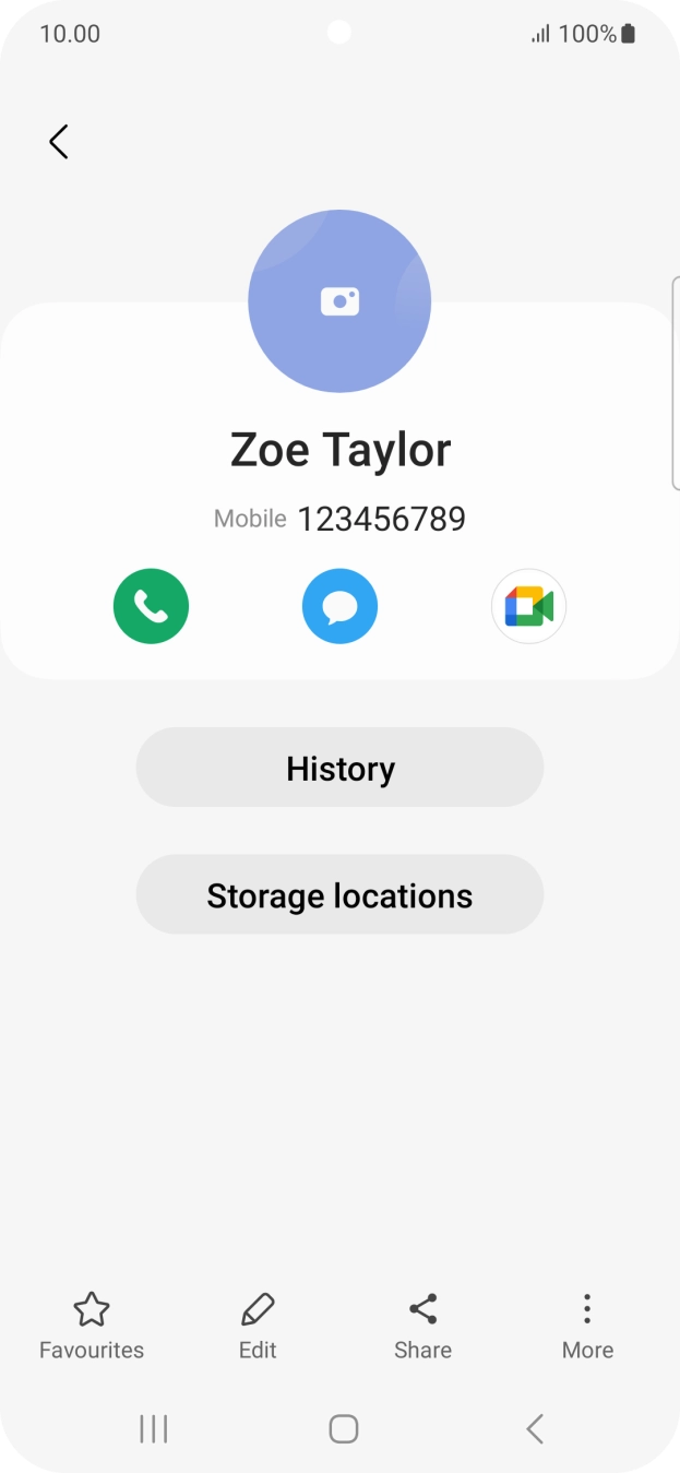 Press the Home key to return to the home screen.