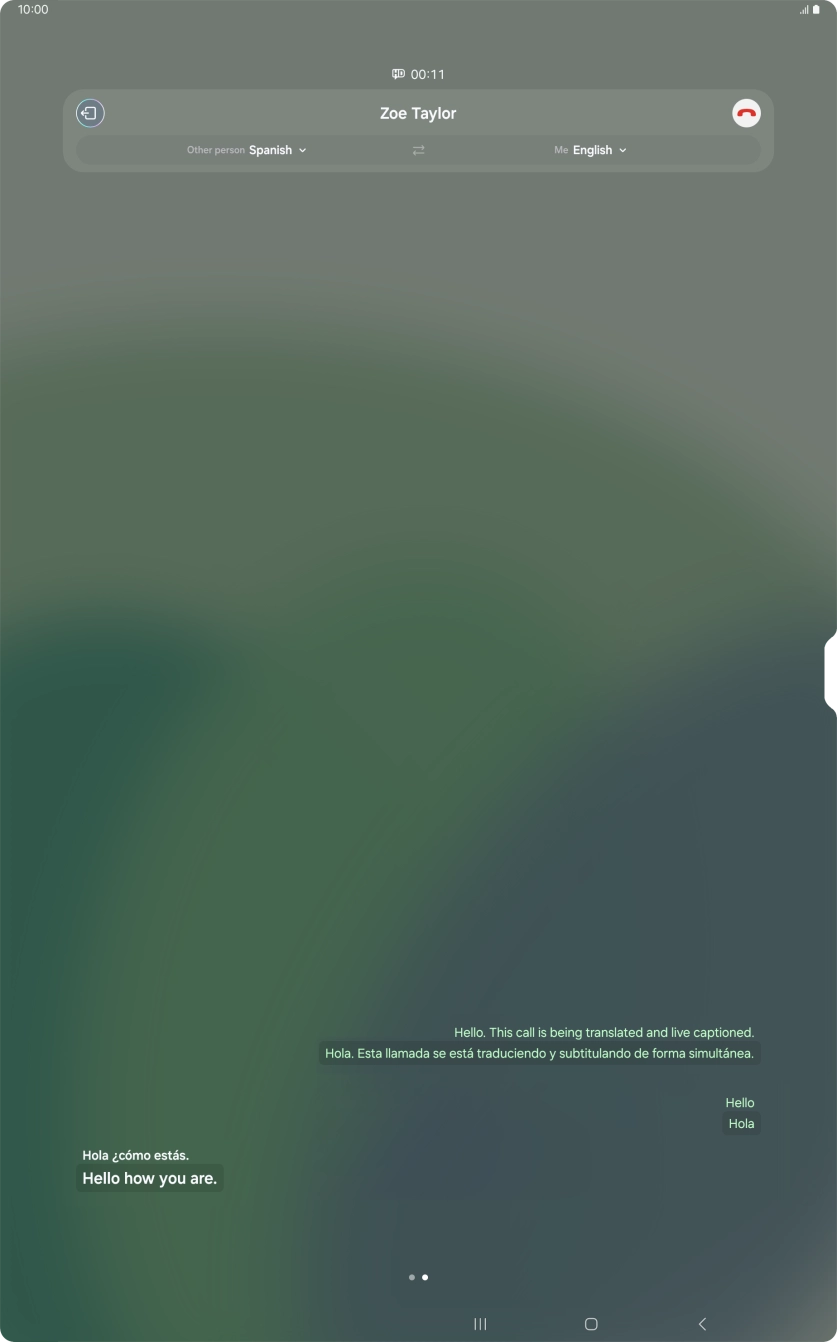 Say the required word or phrase and wait for the translation. Say the required word or phrase and wait for the translation.