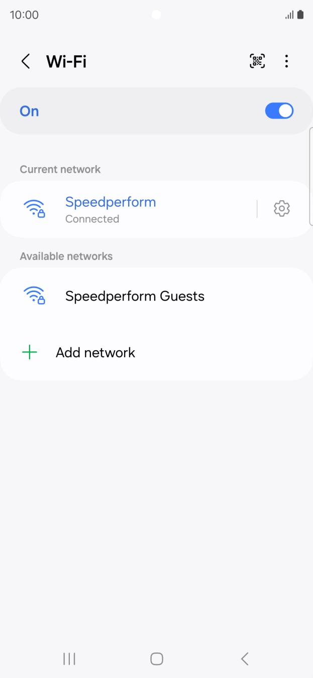Press the Home key to return to the home screen.