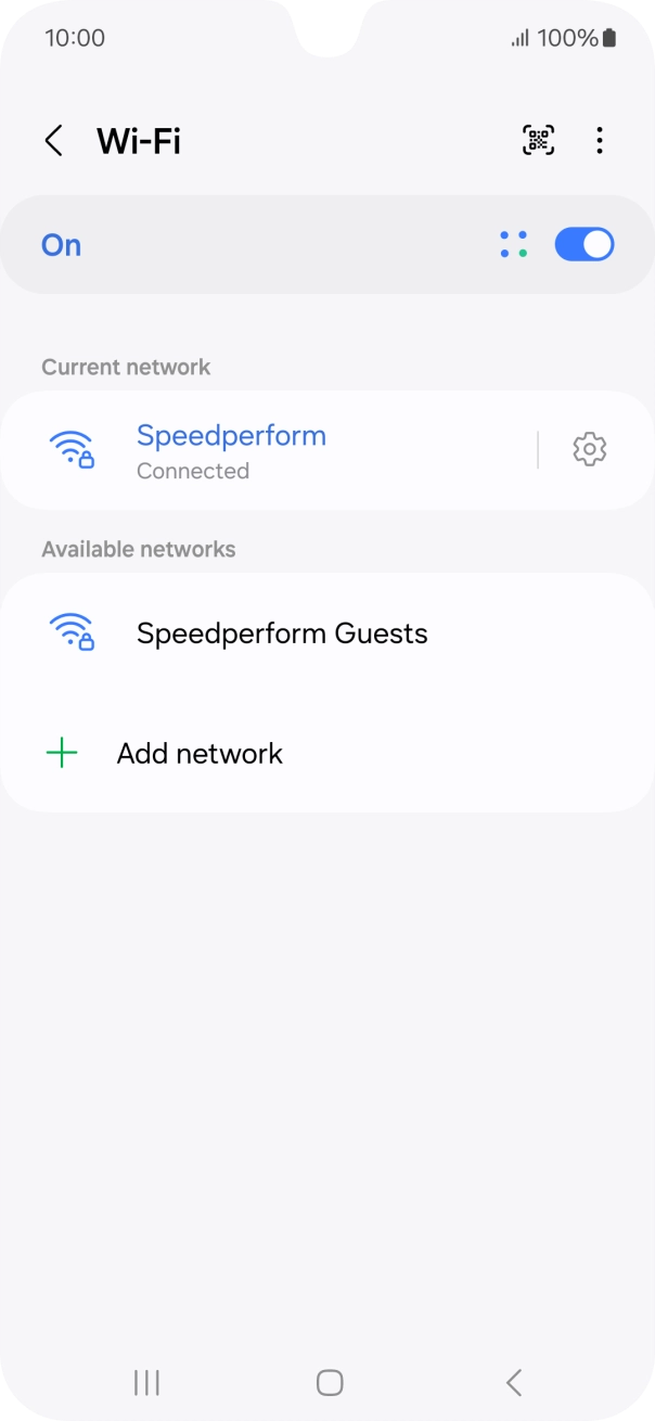 Press the Home key to return to the home screen.