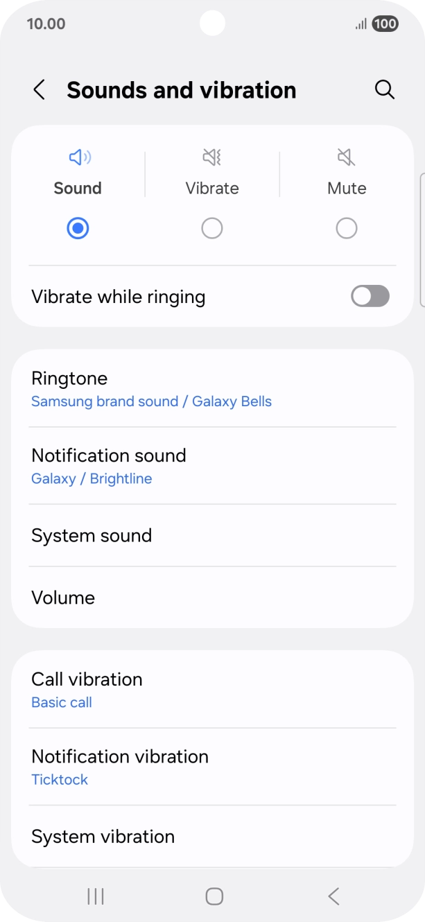 Press Ringtone.