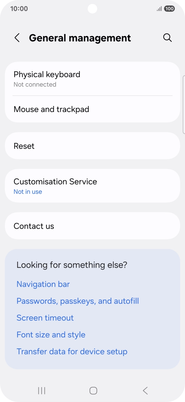 Press Reset. Press Reset.