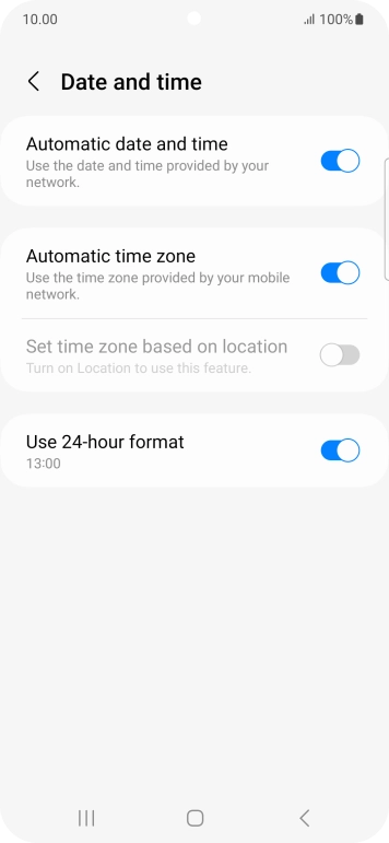 Press the Home key to return to the home screen.