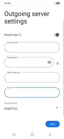 Press the drop down list below 