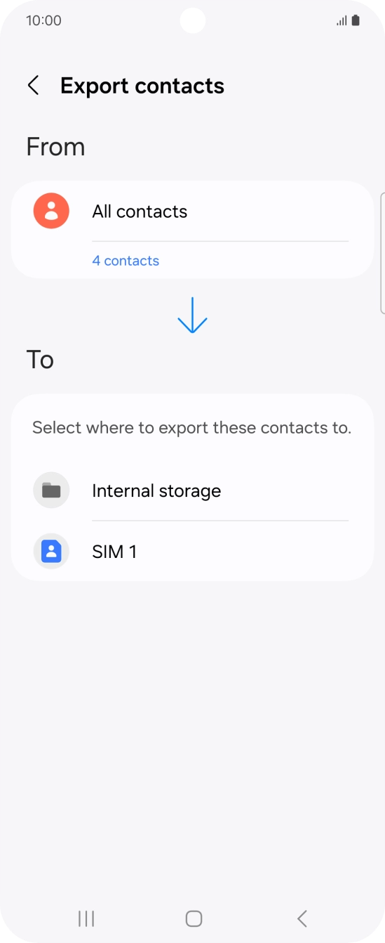 Press the name of your SIM.
