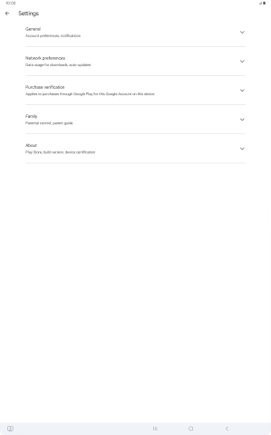 Press Network preferences.
