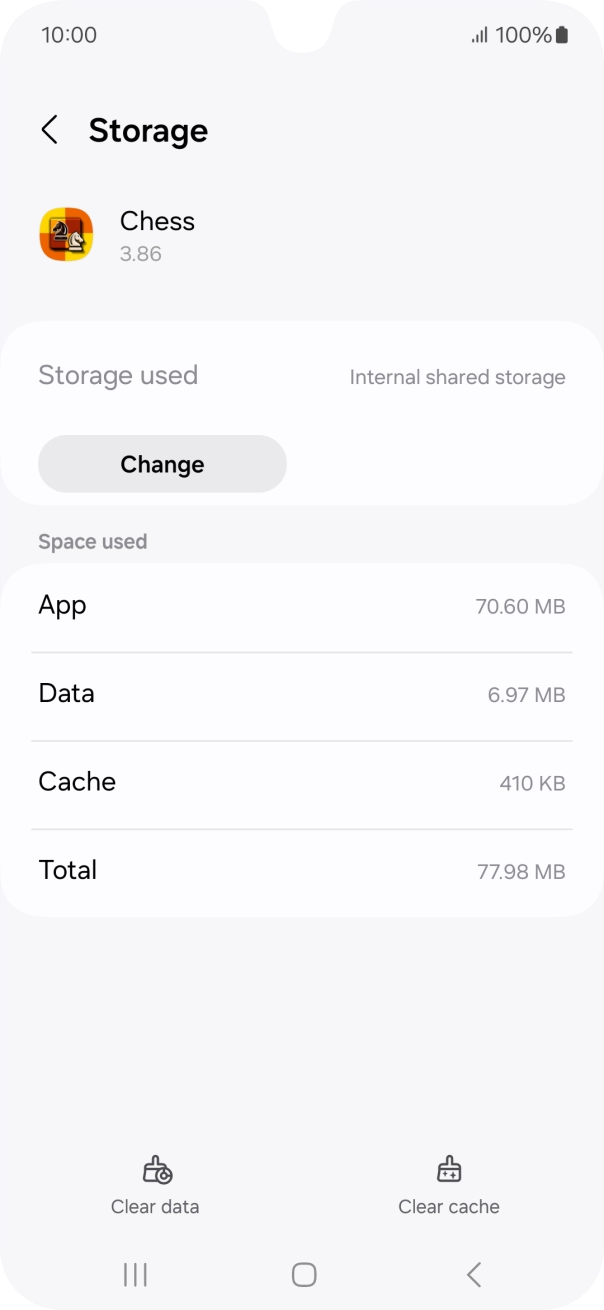 Press Clear cache. Press Clear cache.
