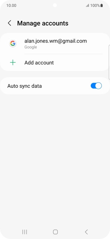 Press the Home key to return to the home screen.