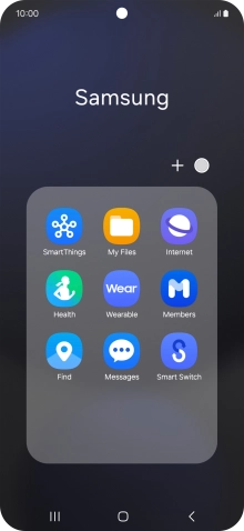 Open a supported app, e.g. Messages.