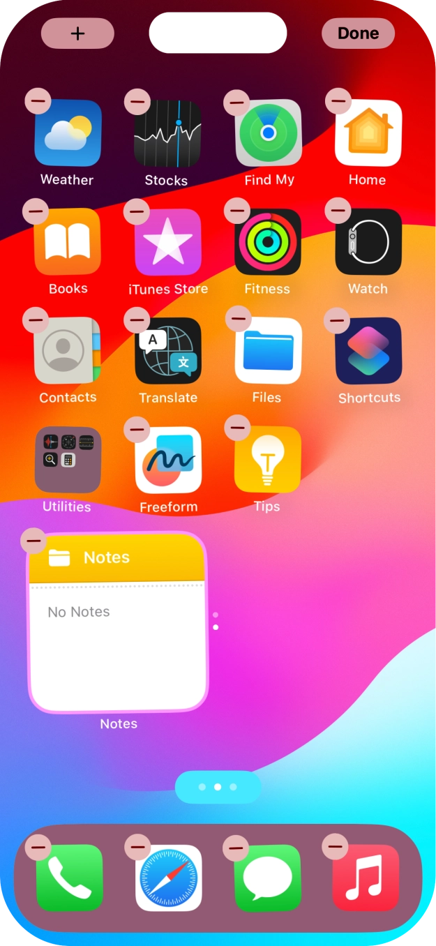 Press Done. Press Done.