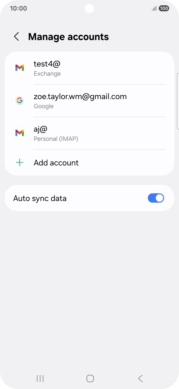 Press the Home key to return to the home screen.