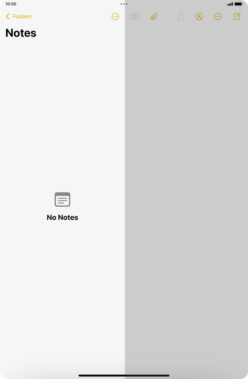 Slide your finger upwards starting from the bottom of the screen to return to the home screen.