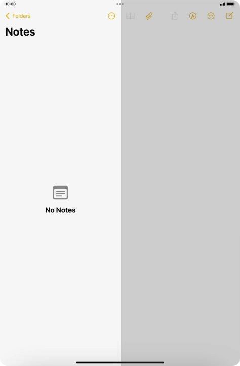 Slide your finger upwards starting from the bottom of the screen to return to the home screen.