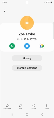Press the Home key to return to the home screen.