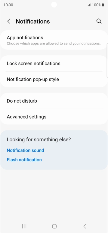Press App notifications. Press App notifications.