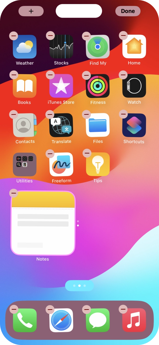 Press Done. Press Done.