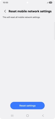 Press Reset settings.